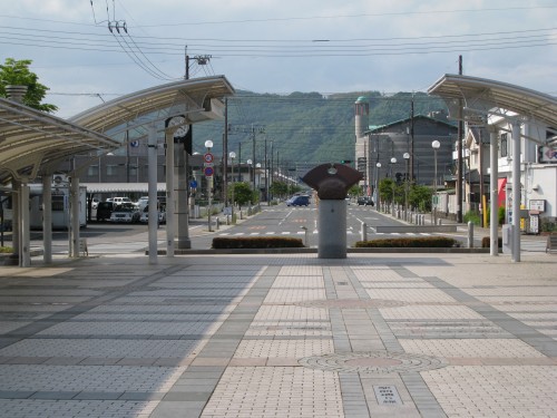 井原駅の景色