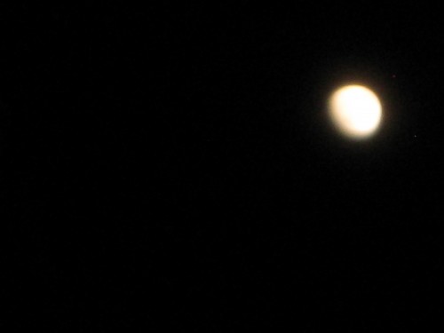 夜空のお月様