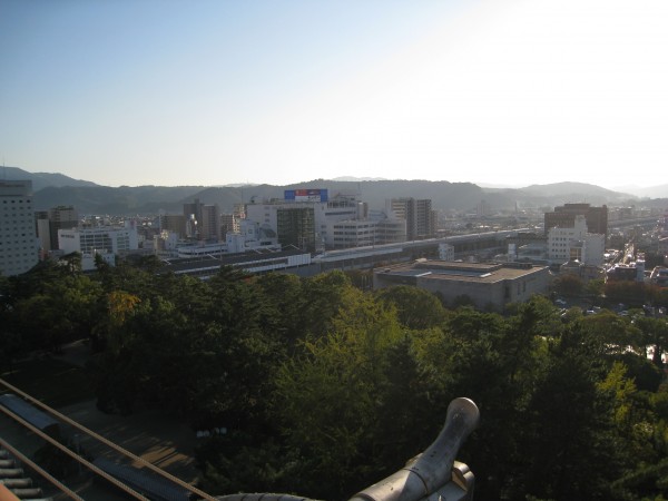 福山城からの風景