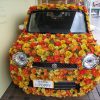 笠岡駅にお花が咲いた車を発見したぞ～！？不思議な光景・・・珍百景（Flower Art Car）